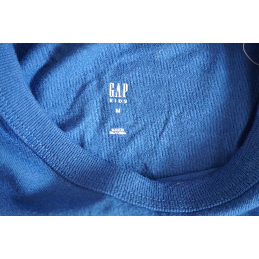 Gap Kids Boys Blue Mirage Dinosaur Graphic T-Shirt - Size M (8) NWT - Picture 5 of 7
